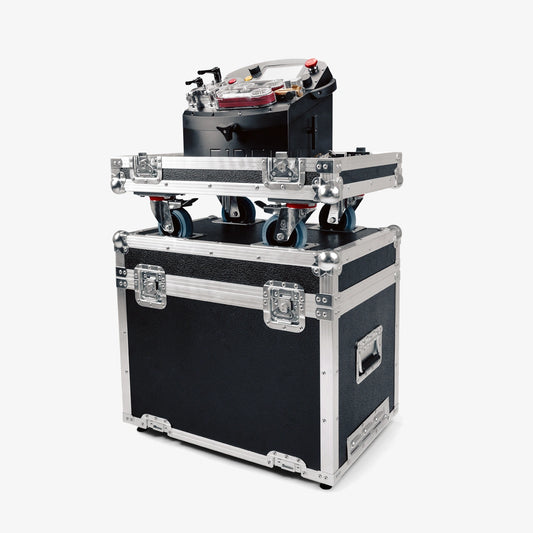 Fibernet Einblasgerät Geniale: Koffer als Werkbank