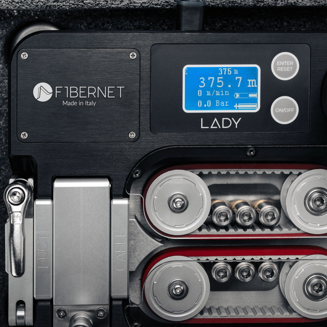 Fibernet Einblasgerät LADY Elektromotor: Detailansicht 02