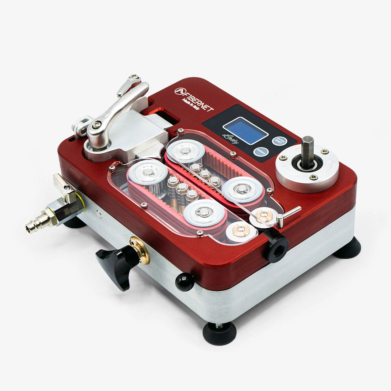 Fibernet Einblasgerät LADY: Ansicht Hinten