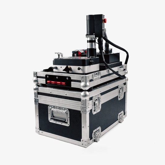 Fibernet Einblasgerät LADY mit Elektromotor und Transportkoffer