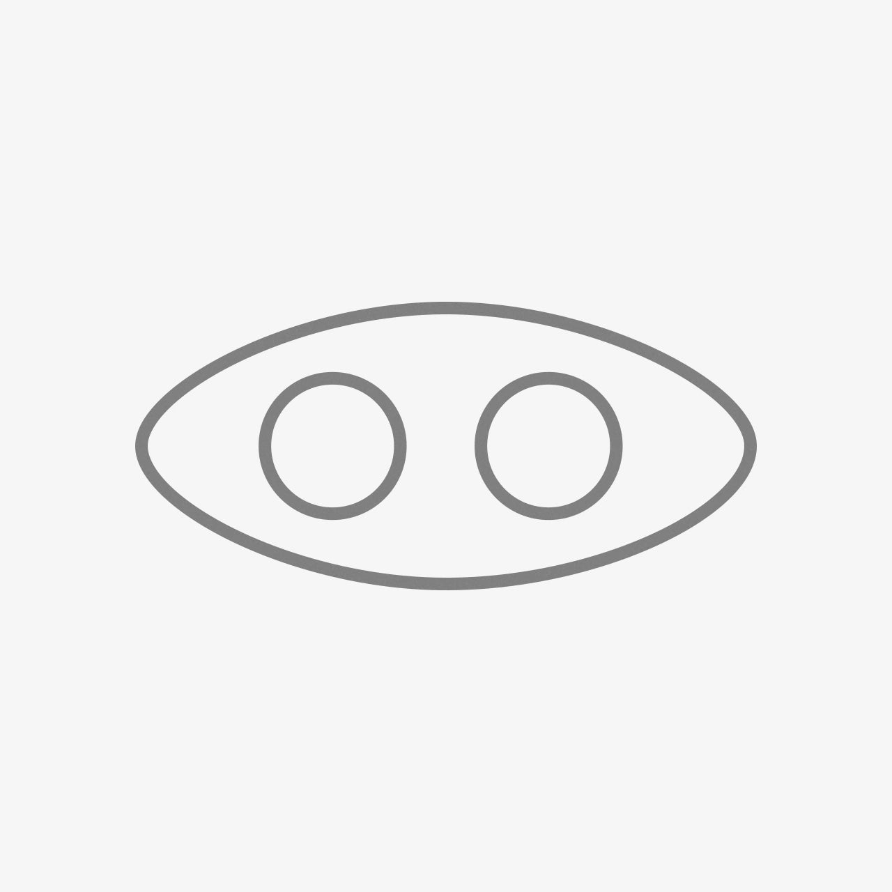 Icon: Ovales Dichtungselement für AMPHIBOX 2 × 20 mm