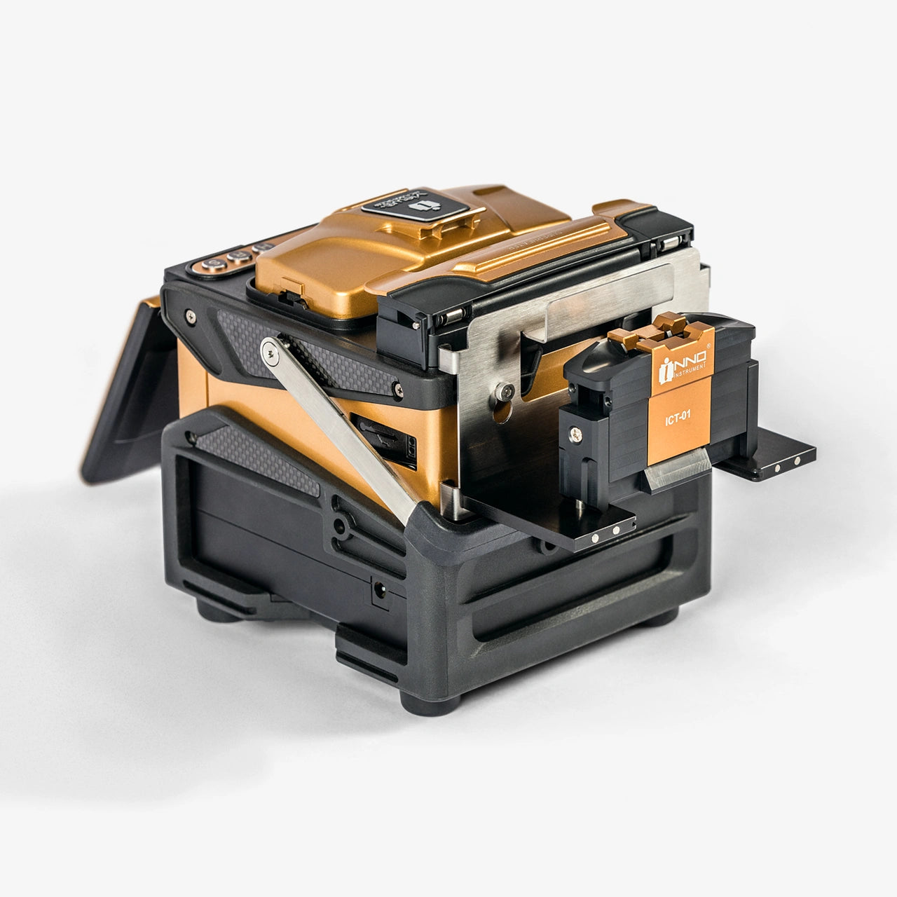 ICT-01 Crimp-Presse über Werkbank am Spleisser