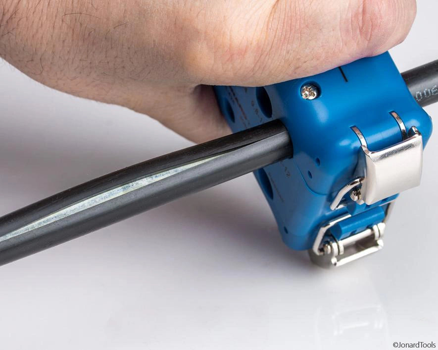 Jonard Anschneide und Abmantelwerkzeug MS-426: Anwendung 04