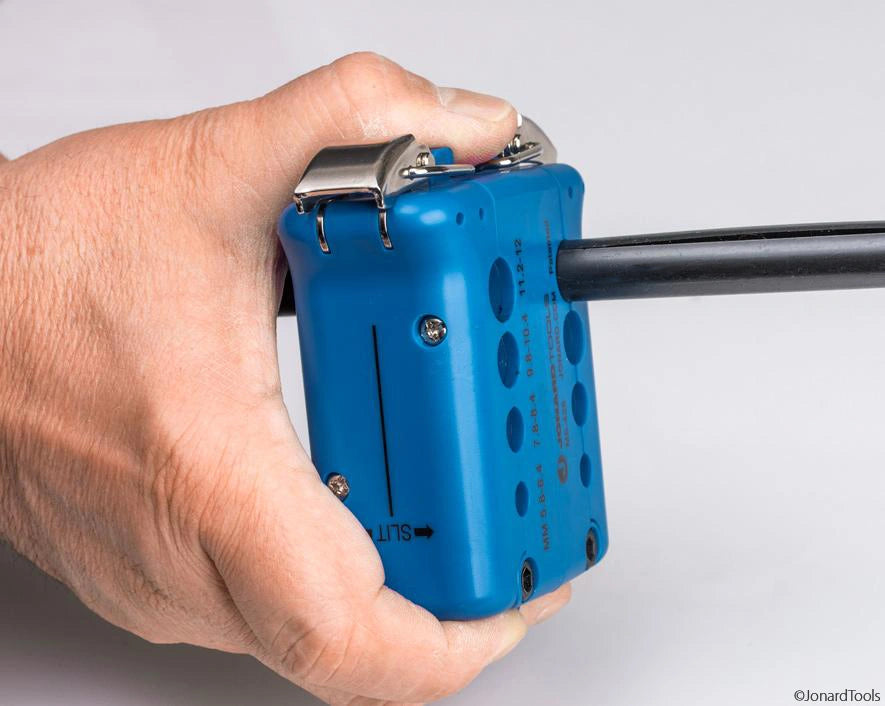 Jonard Anschneide und Abmantelwerkzeug MS-426: Anwendung 07