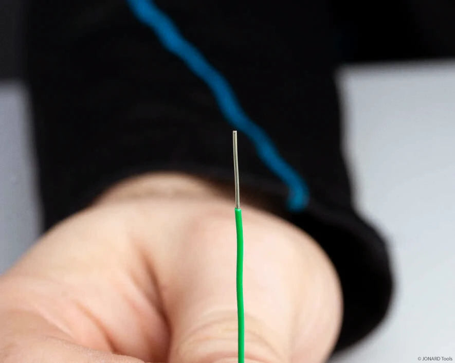 Jonard ST-550 Abisolierwerkzeug 18–28 AWG: Anwendung 04
