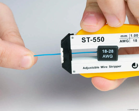 Jonard ST-550 Abisolierwerkzeug 18–28 AWG: Anwendung 05