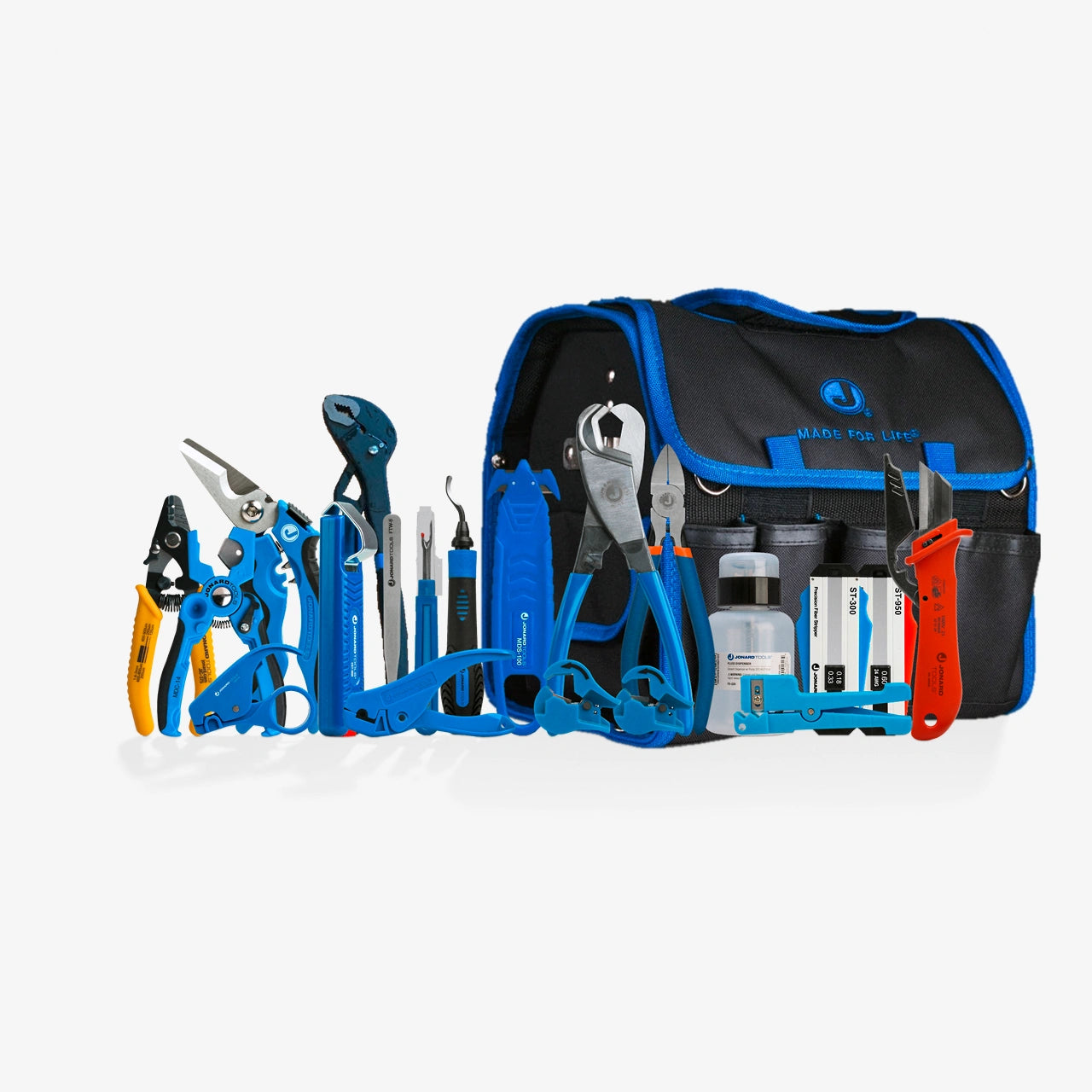 Jonard TK-LWL01 Werkzeugset nach DTAG mit Werkzeugtasche