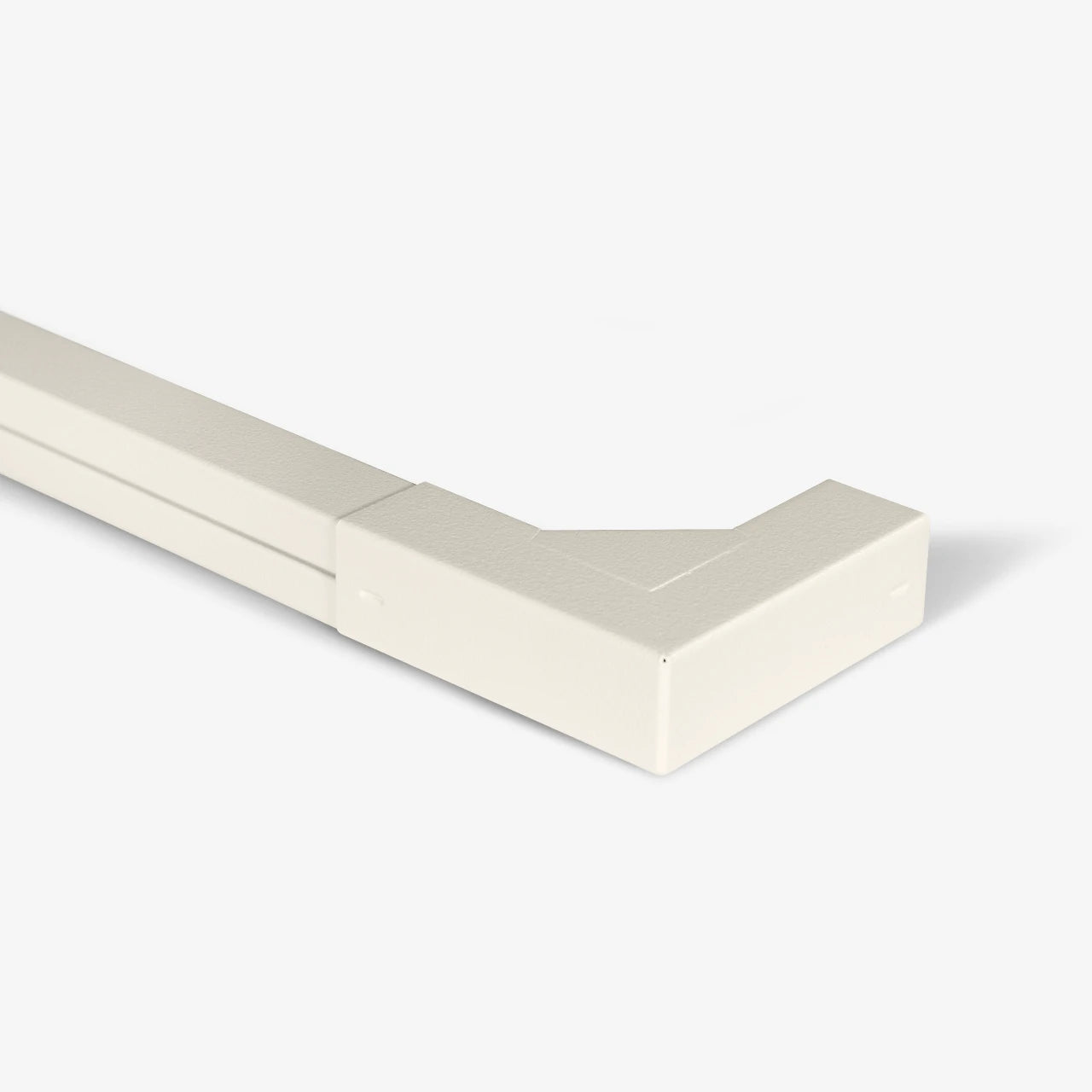 KWS Eckverbinder 2×45 Grad für höhere Biegeradien für Kabelkanal Metall 20 × 20: Montiert