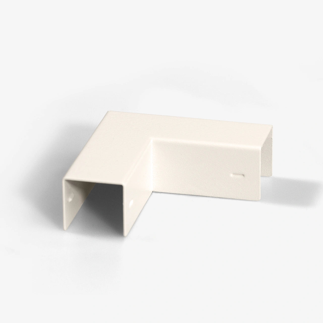 KWS Eckverbinder für Kabelkanal Metall 20×20, RAL 9010