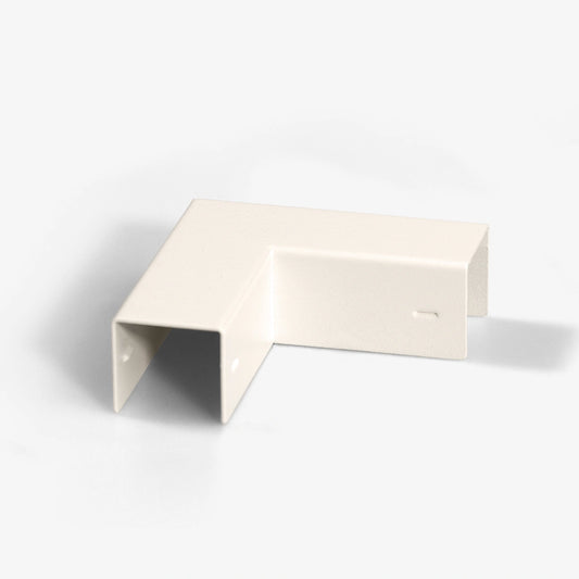 KWS Eckverbinder für Kabelkanal Metall 20×20, RAL 9010