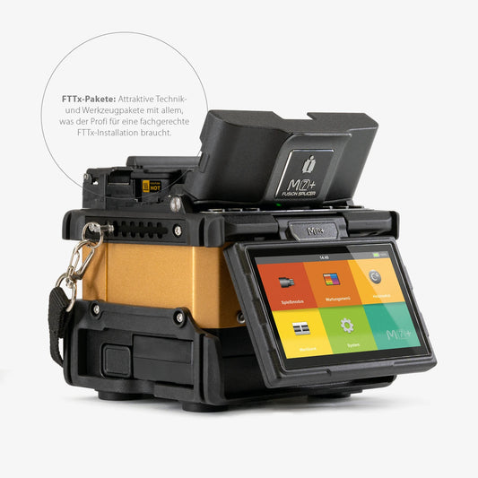 KWS FTTx-Pakete mit dem M7+ mantelzentrirenden Spleißgerät
