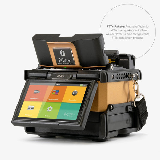 KWS FTTx-Pakete mit dem M9+ kernzentrirenden Spleißgerät