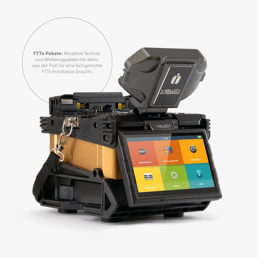 KWS FTTx-Pakete mit dem View 3X Fusionsspleißgerät