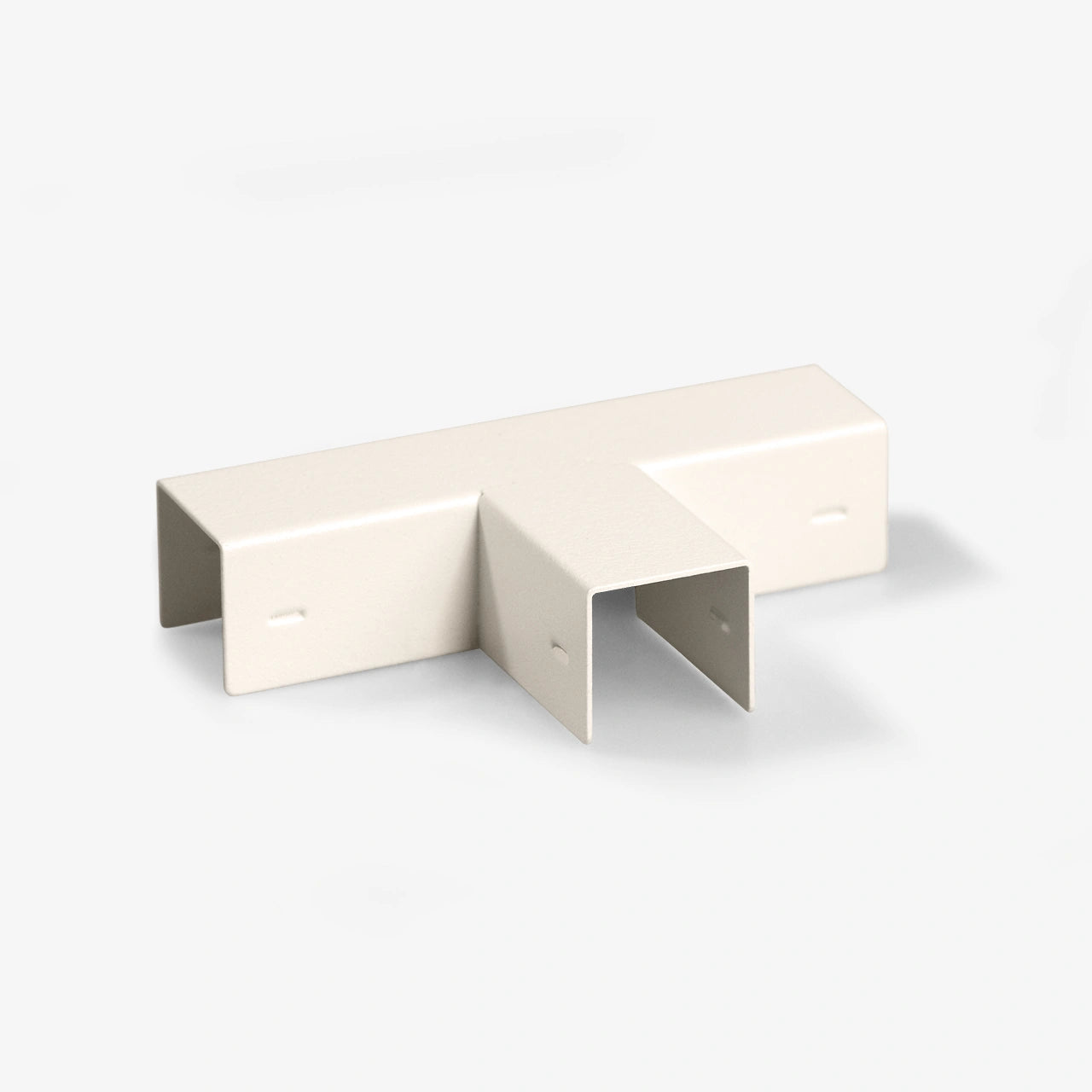 KWS T-Verbinder für Kabelkanal Metall 20×20, RAL 9010