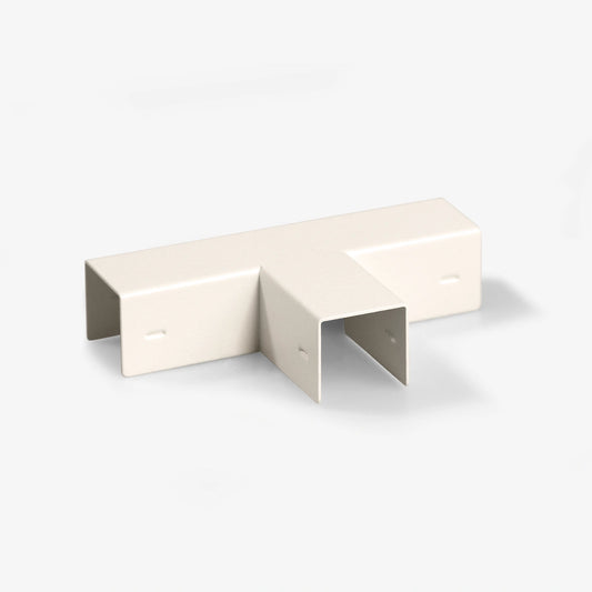 KWS T-Verbinder für Kabelkanal Metall 20×20, RAL 9010