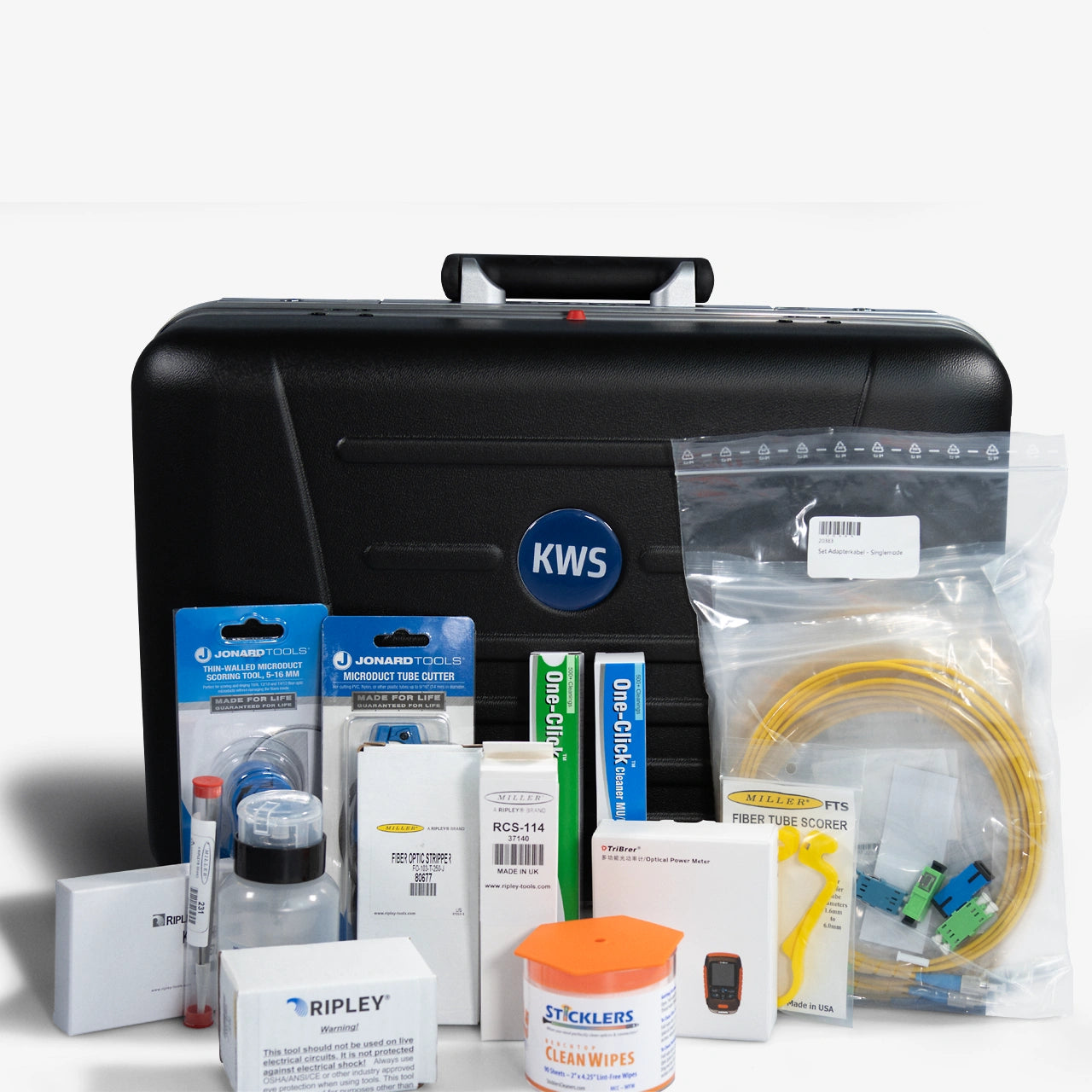 KWS Werkzeugkoffer für LWL-Techniker