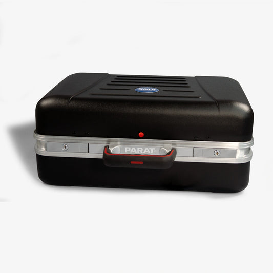 KWS Werkzeugkoffer für LWL-Techniker: Ansicht Geschlossen, Liegend