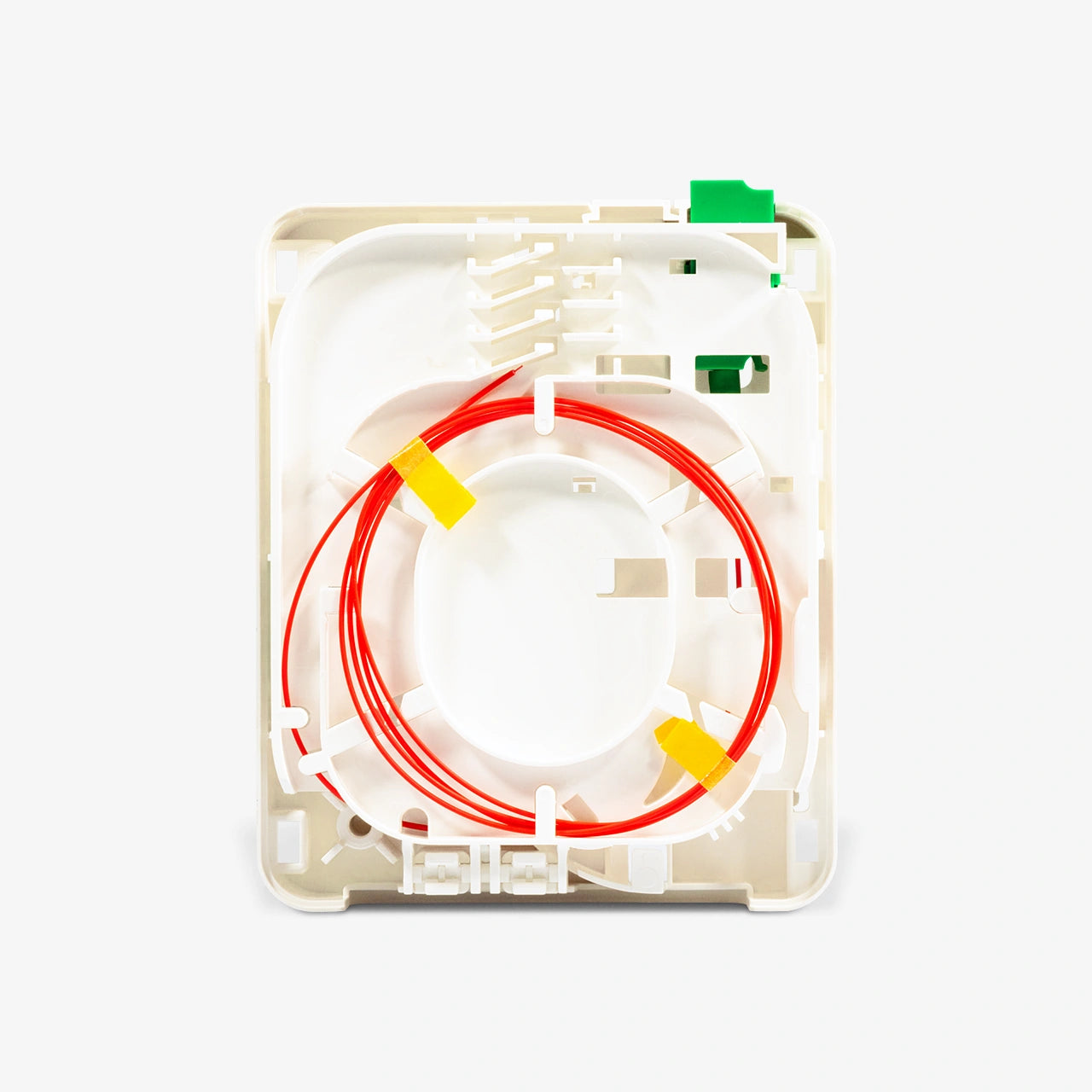 Omelcom Glasfaseranschlußdose GF-TA: Ansicht Hinten