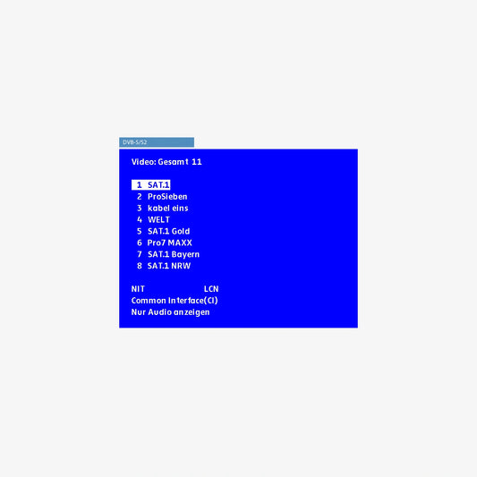 Option: DVB-S/S2 für AMA 310 Basis