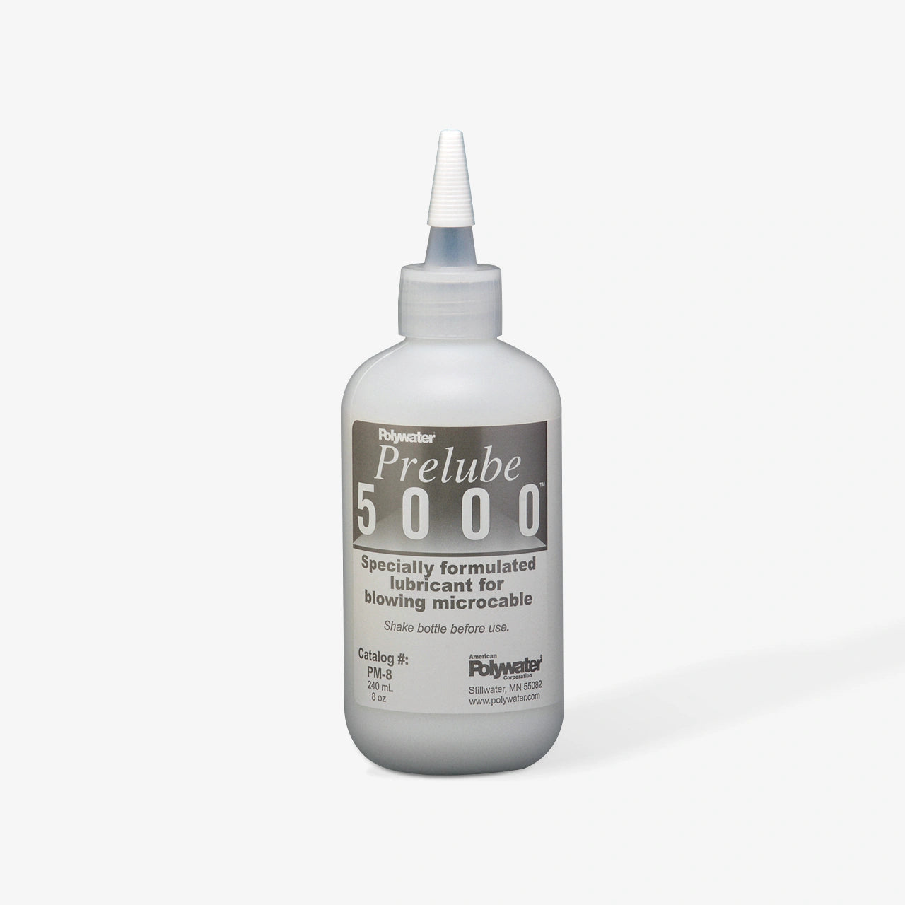 Polywater Prelube 5000 Kabelgleitmittel zum Einblasen von LWL-Kabeln – 0,24 l