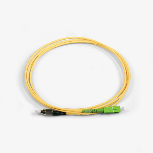TKM Patchkabel/Adapterkabel FC/PC – SC/APC, OS2, Simplex, 2 m