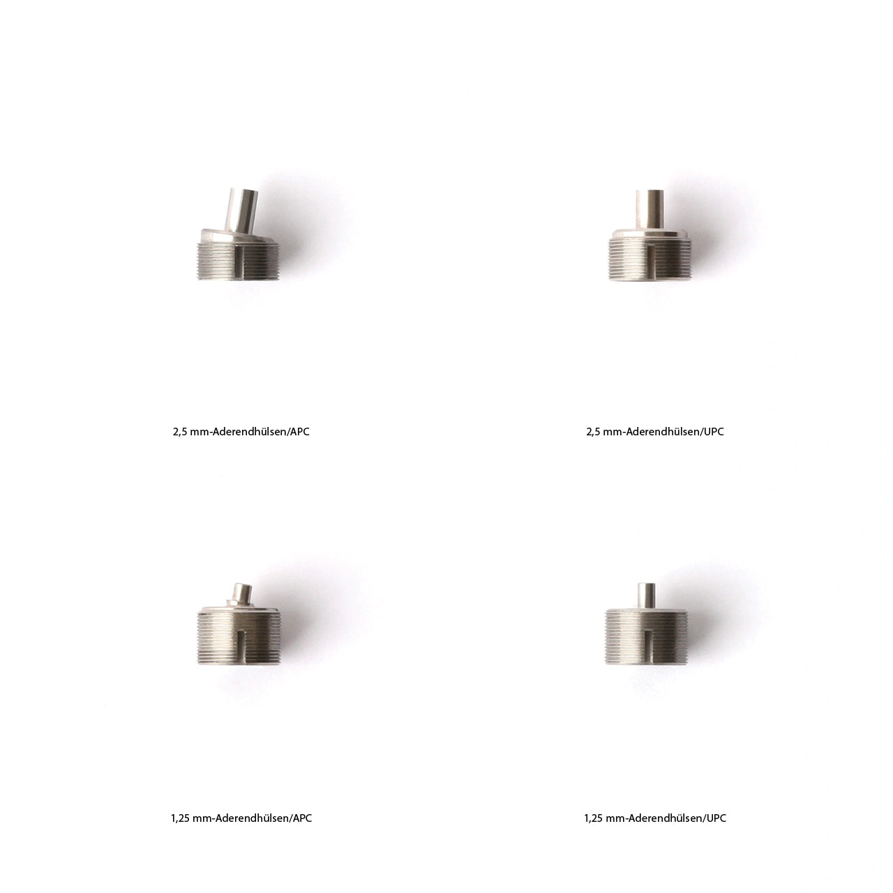 V20 Fasermikroskop: Aderendhülsen