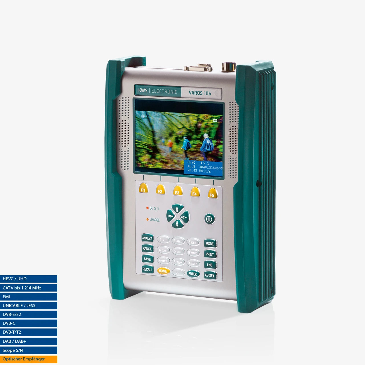VAROS 106/Optik Kombi Antennen-Messempfänger