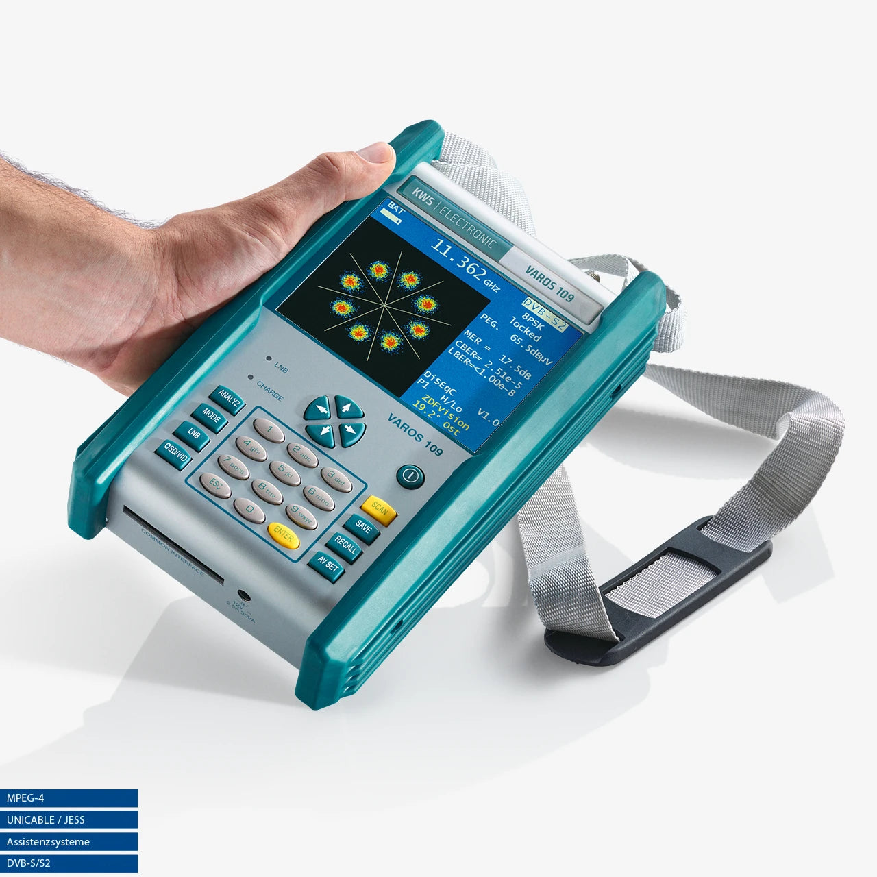 KWS VAROS 109 Satelliten-Messempfänger