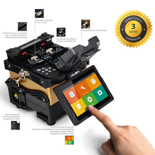 View 12 R Pro Spleißer: Übersicht Hauptmerkmale