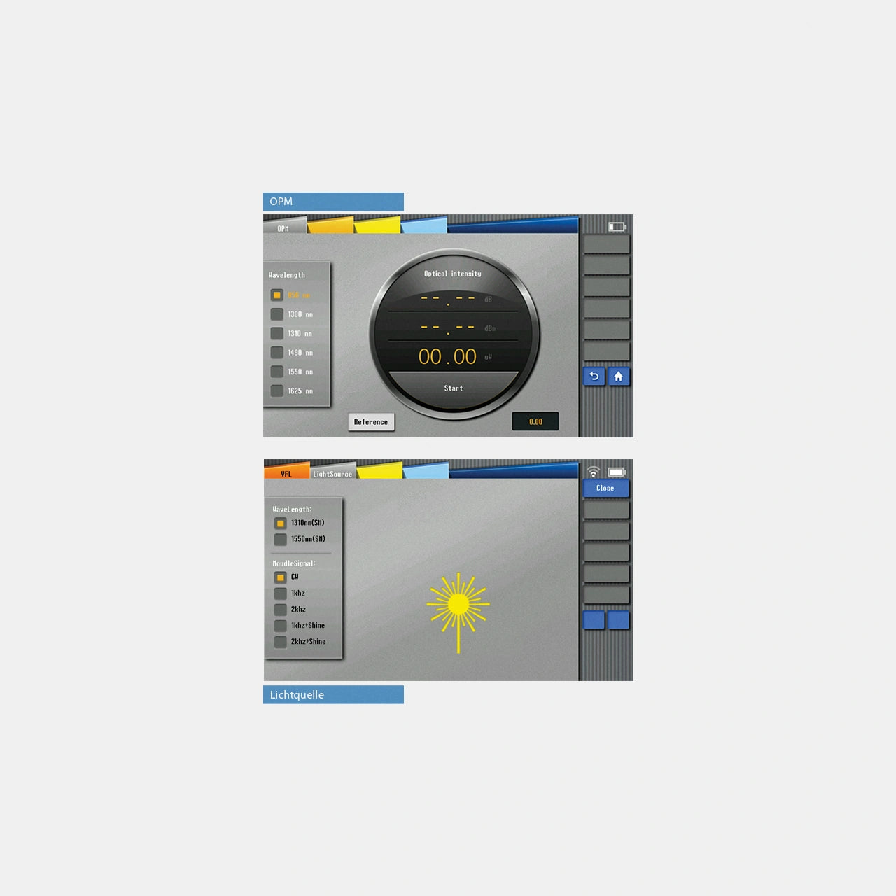 View 600 OTDR: Funktionen im Lieferumfang 02