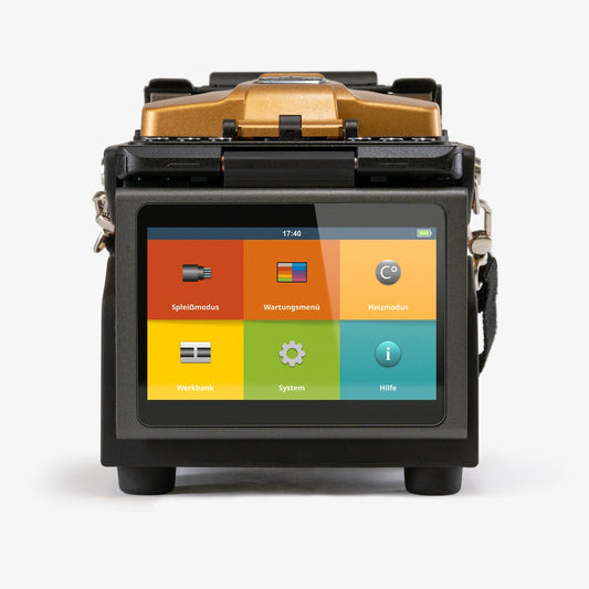 View 8X Spleißgerät: Frontansicht