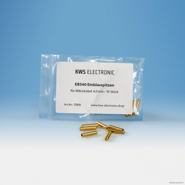 KWS EBS40 – Einblasspitzen für 4 mm Kabel